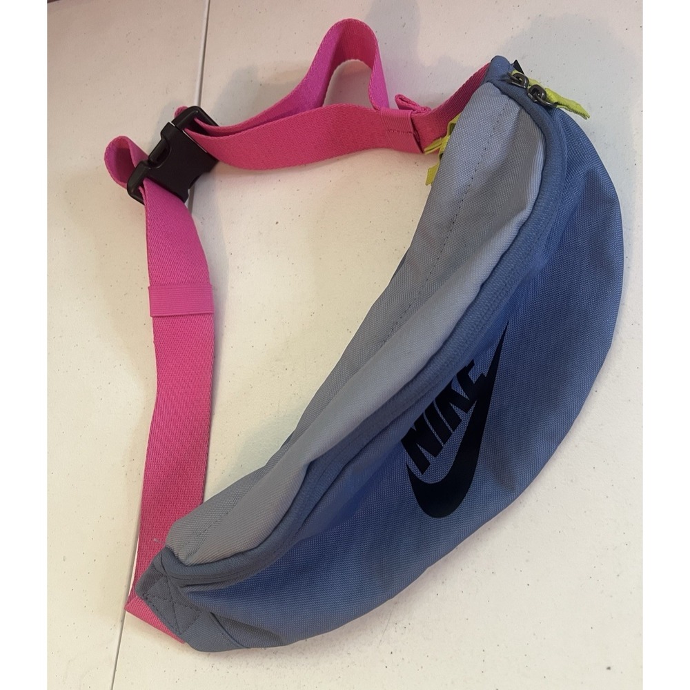 Nike Fanny Pack Hip Belt Pink Blue Bag‎